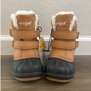 Cat &Jack Toddler Baby Kids Boys Denver Winter Boot Cognac Brown Size 6